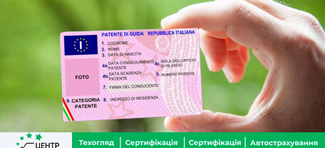 Українське посвідчення водія в обмін на італійське – названо дату